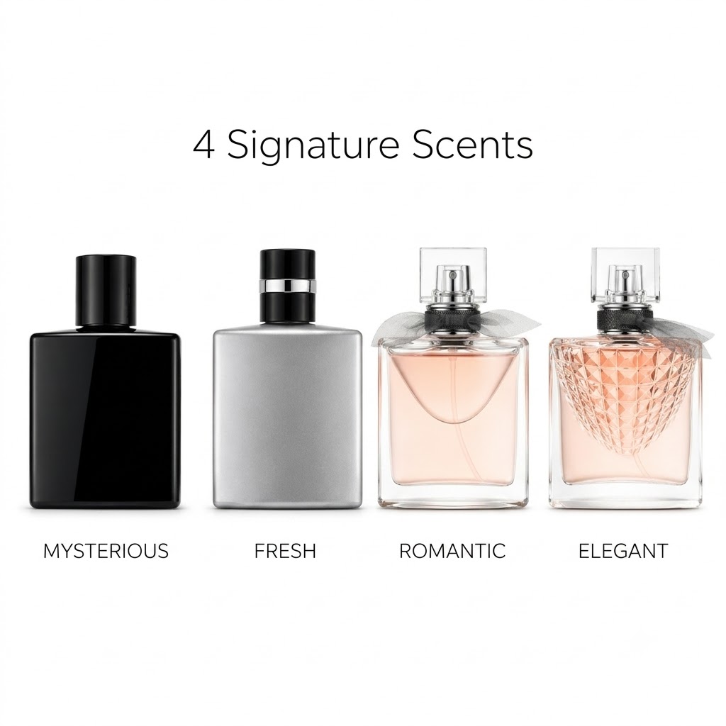 4Pcs Perfume Set for Women and - The Collection Perfume Fragrance review and price